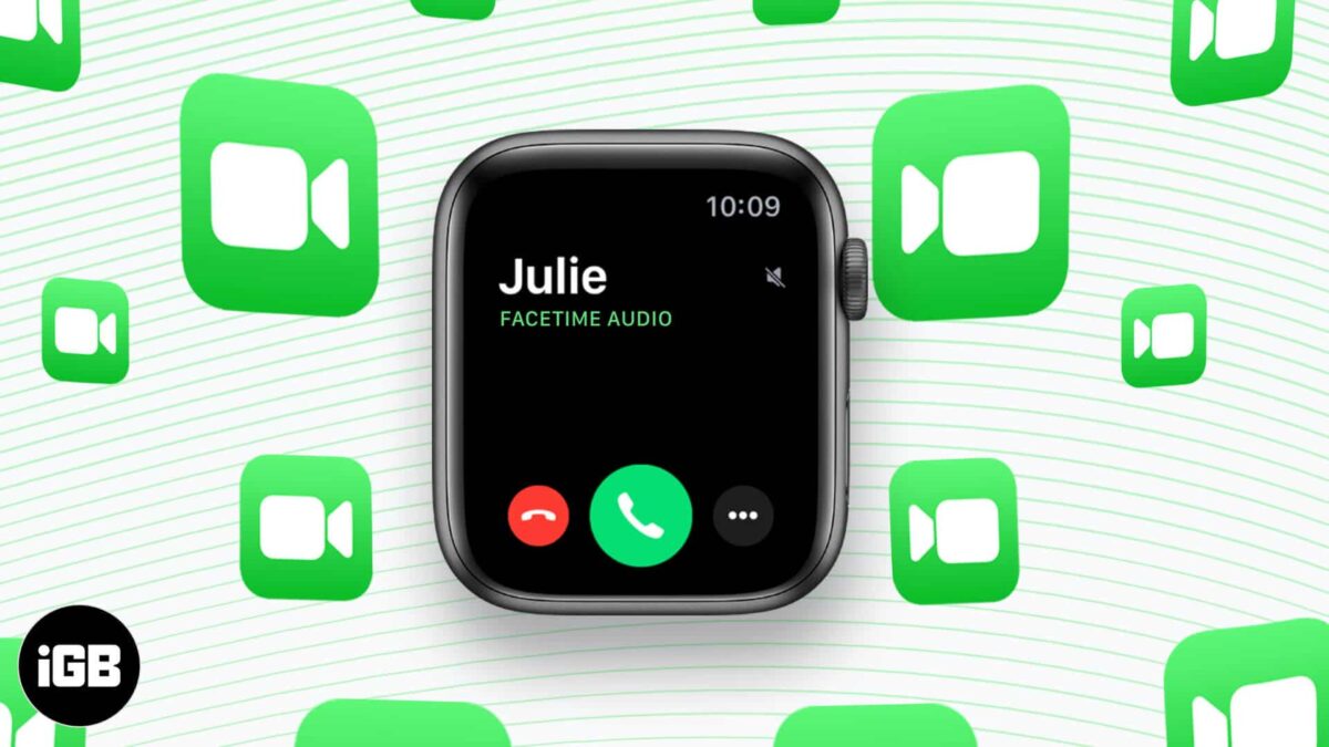 How to make a facetime call on apple watch