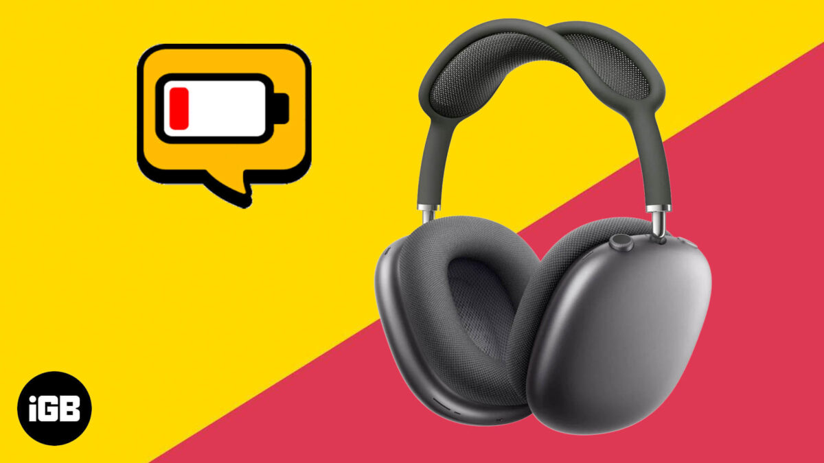 How to stop airpods max battery drain issue