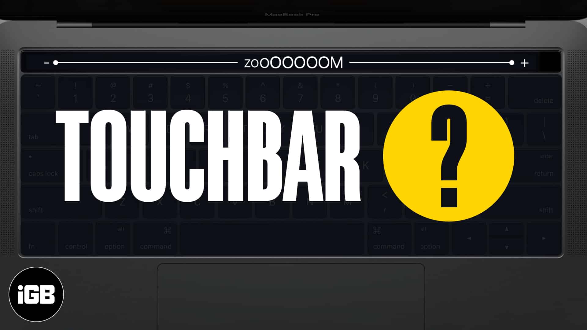 How to turn on and use touch bar zoom on macbook pro