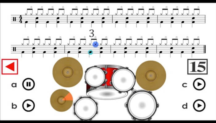 Learn How to Play Drums iPhone and iPad App Screenshot