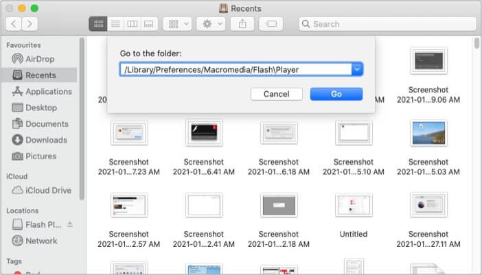 Open Finder, press Command+Shift+G and copy, paste this command on Mac