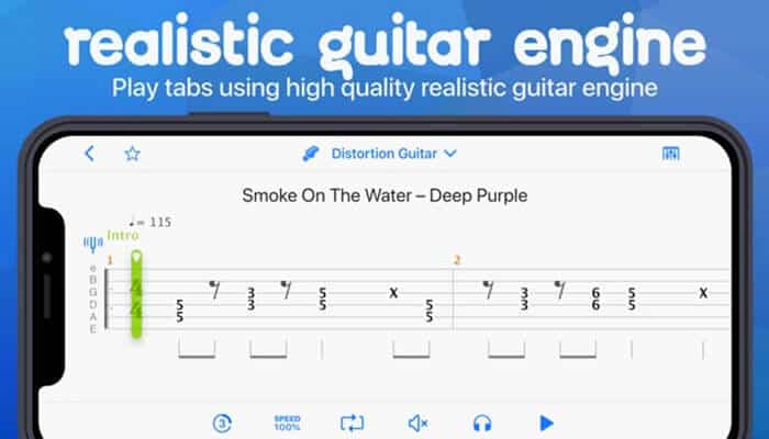 Songsterr Tabs & Chords iPhone and iPad Drumming App Screenshot