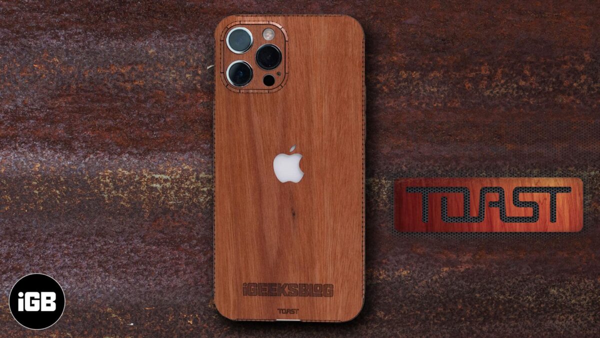 Toast iphone 12 wooden cover review
