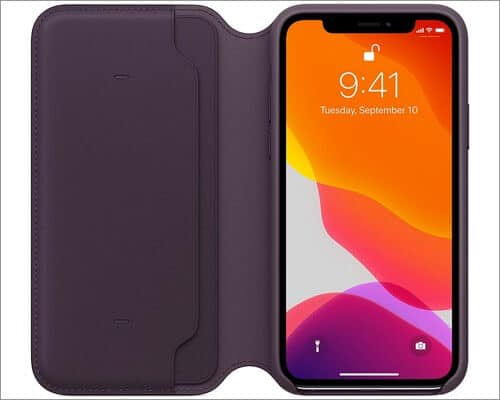 apple leather wallet case for iphone 11 pro