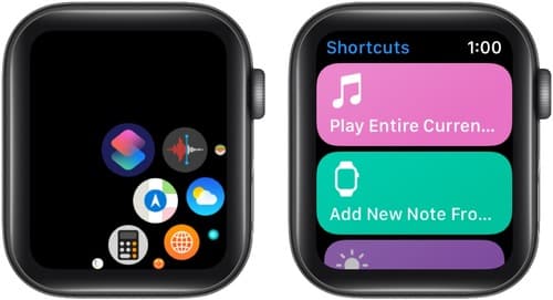 How to run a shortcut on Apple Watch