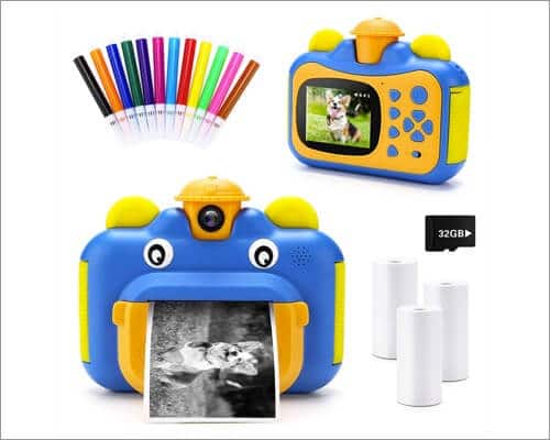 INKPOT Instant Print Camera for Kids 