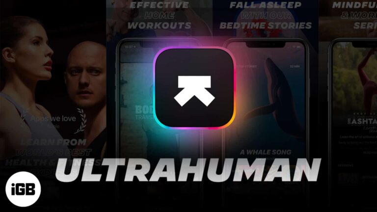 Ultrahuman ios app detailed review