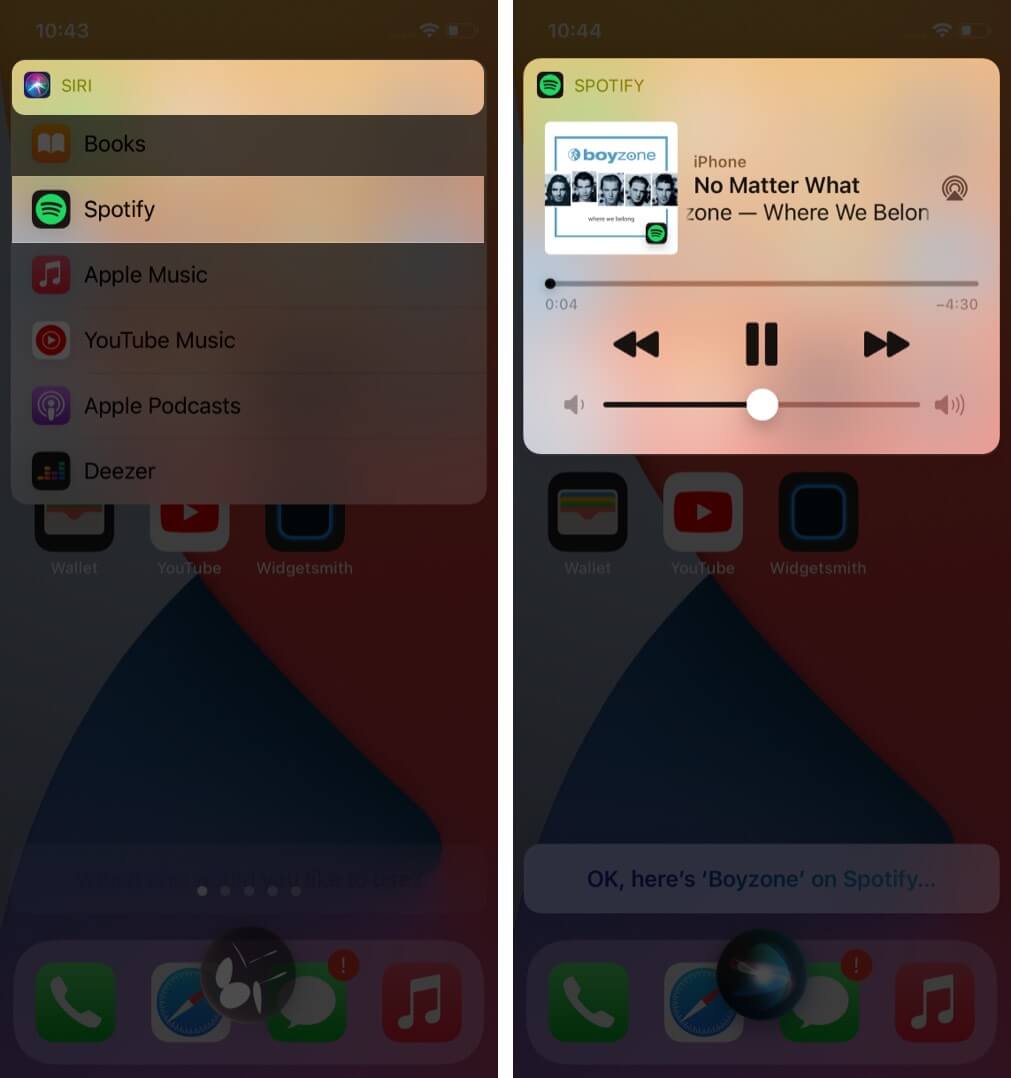 Change the default Music app in iOS