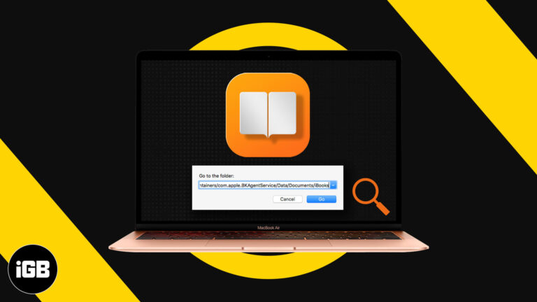 How to find your iBooks library location on Mac