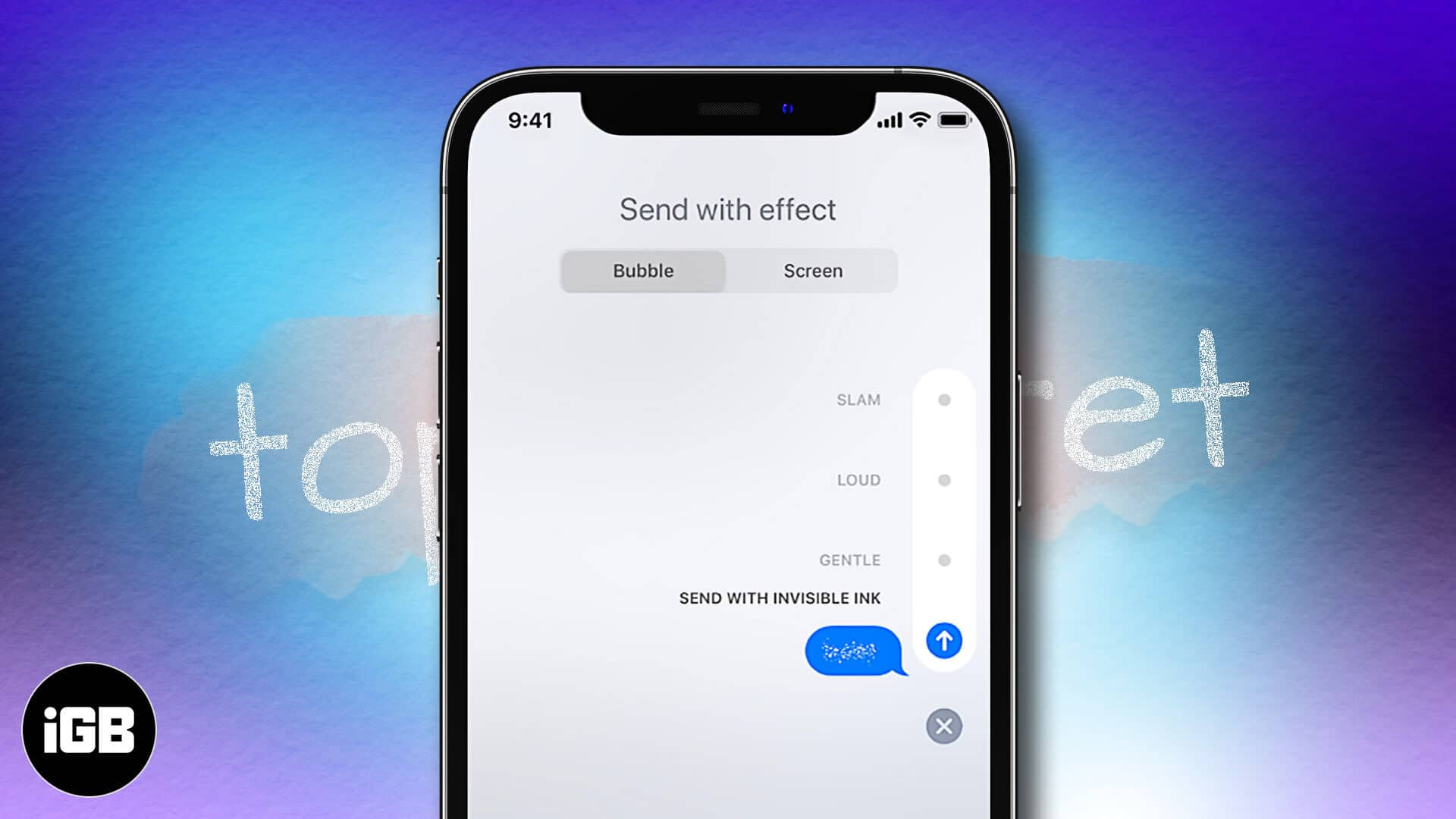 How to send invisible ink imessages from iphone and ipad