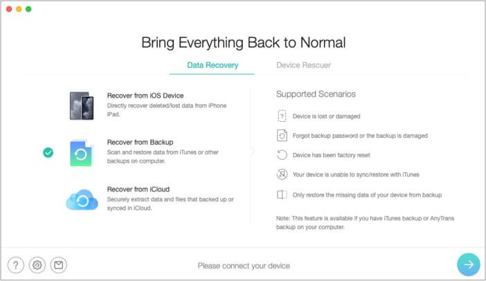 Preview select and safely retrieve data from phonerescue for ios Preview select and safely retrieve data from PhoneRescue for iOS