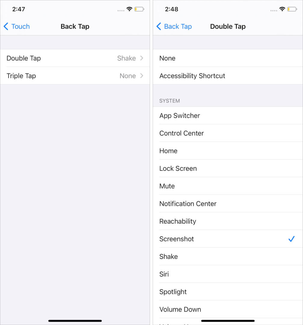 Tap Double or Triple Tap and Choose an Action on iPhone
