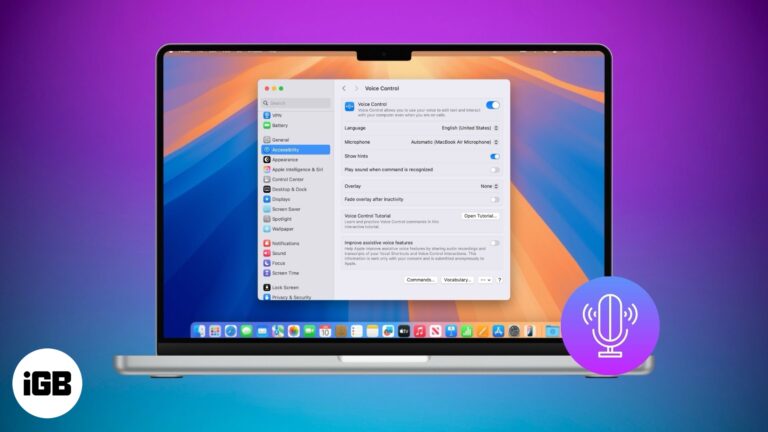 Use Voice Control on Mac to Navigate Hands-Free.