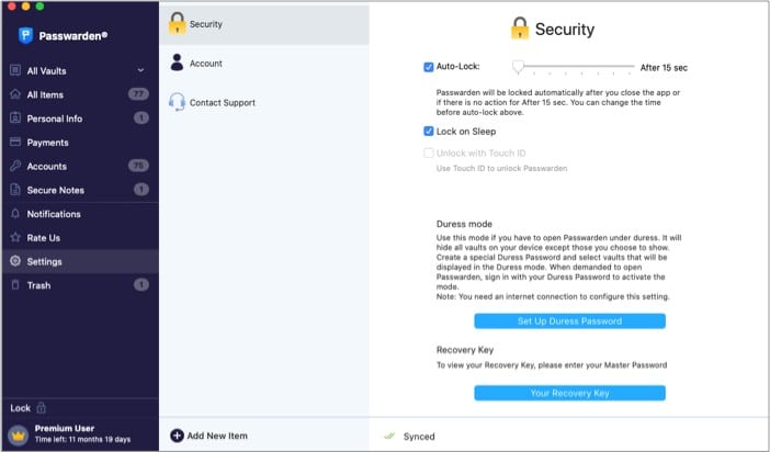 Passwarden  Securely store and share sensitive data on Mac  - 84
