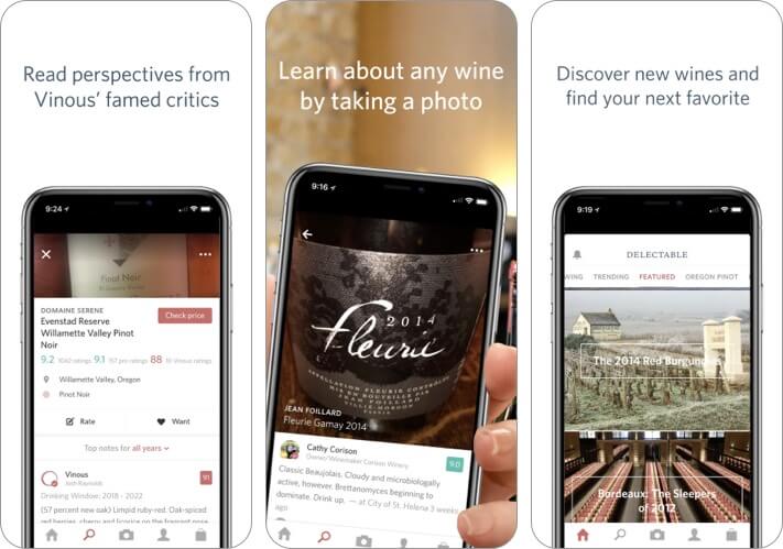 Delectable best wine app for iPhone screenshot