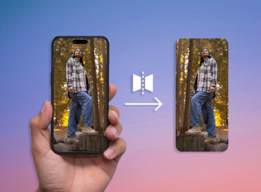 Flip a photo on iPhone.