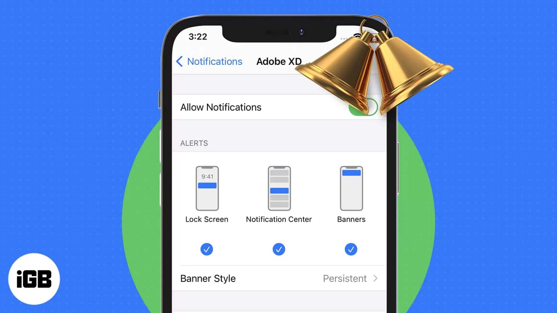 How to enable persistent notifications on iphone and ipad