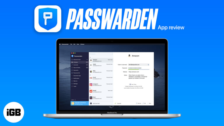 Passwarden: Securely store and share sensitive data on Mac