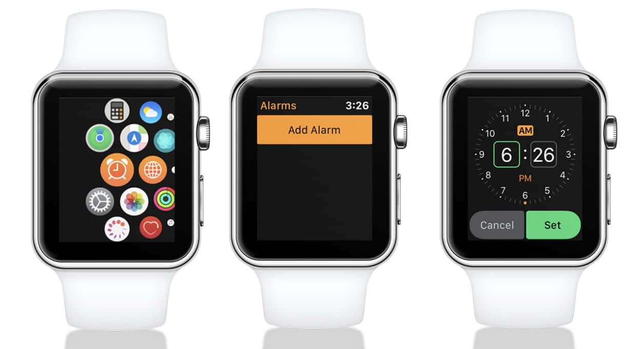 Stellen Sie einen Alarm auf Ihrer Apple Watch ein