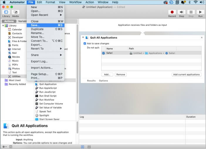 Save Automization Macro On Mac