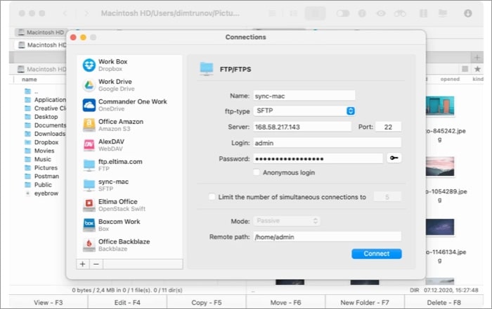 Commander One FTP Client for Mac