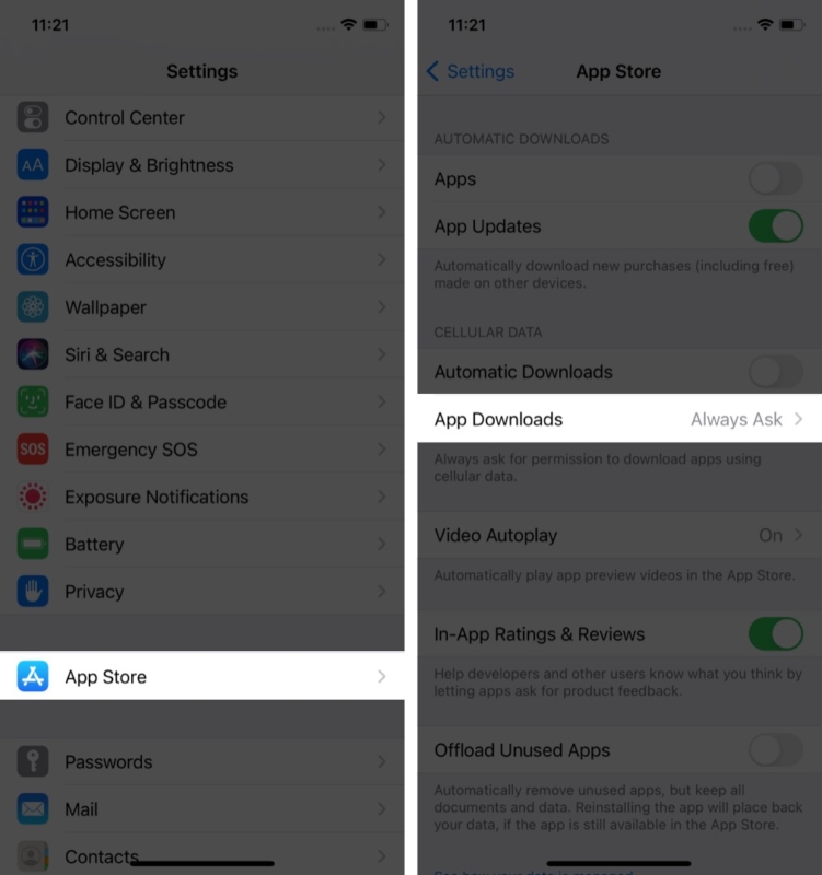 How to download apps larger than 200MB over cellular data on iPhone