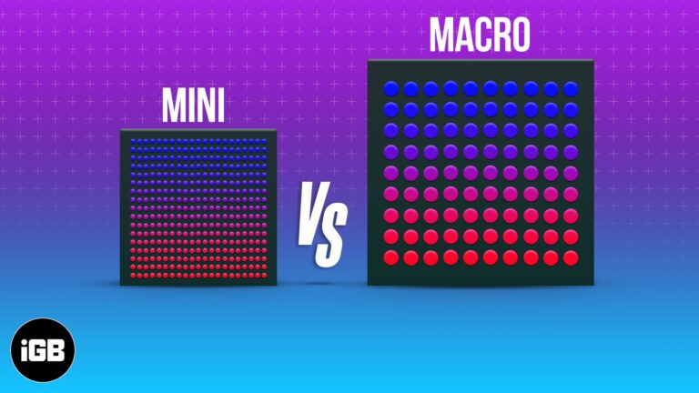 Mini led vs micro led