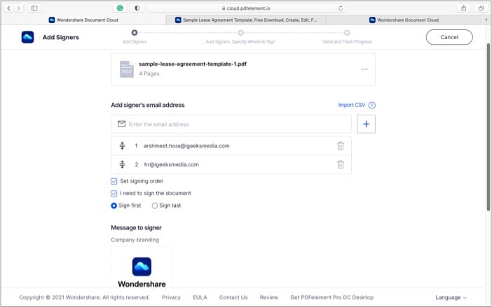Wondershare Document Cloud review  Sign and Share PDFs securely  - 1