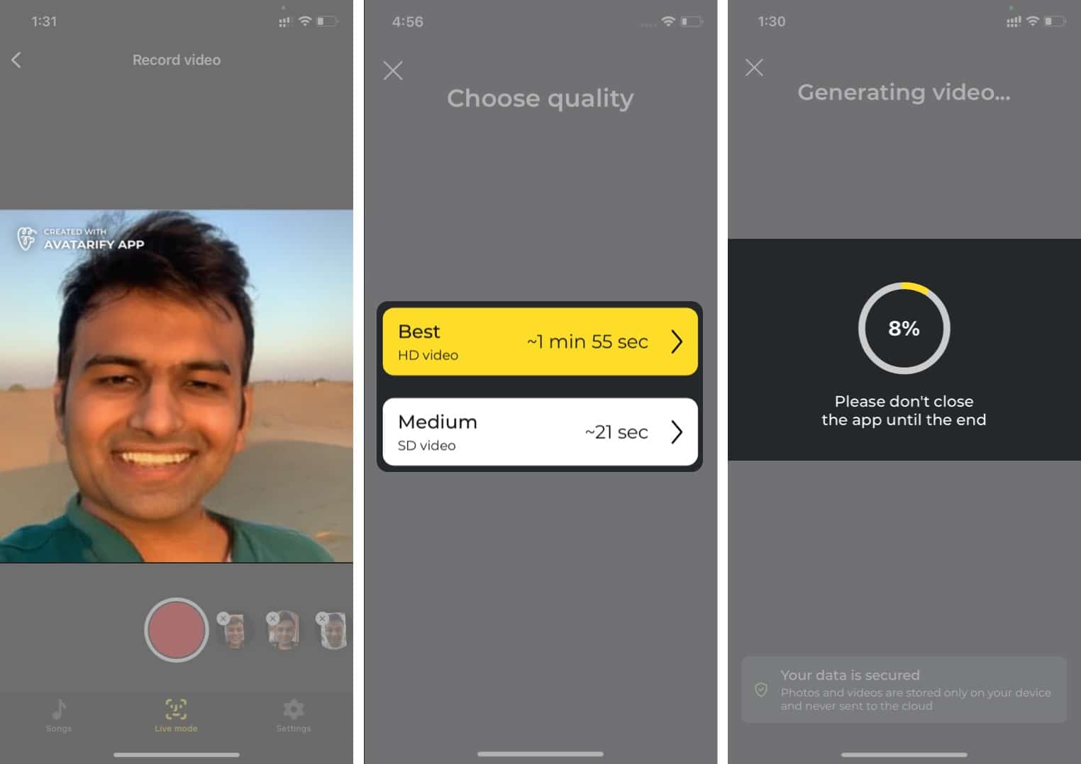 How to use Avatarify app on iPhone   To make animated images - 61