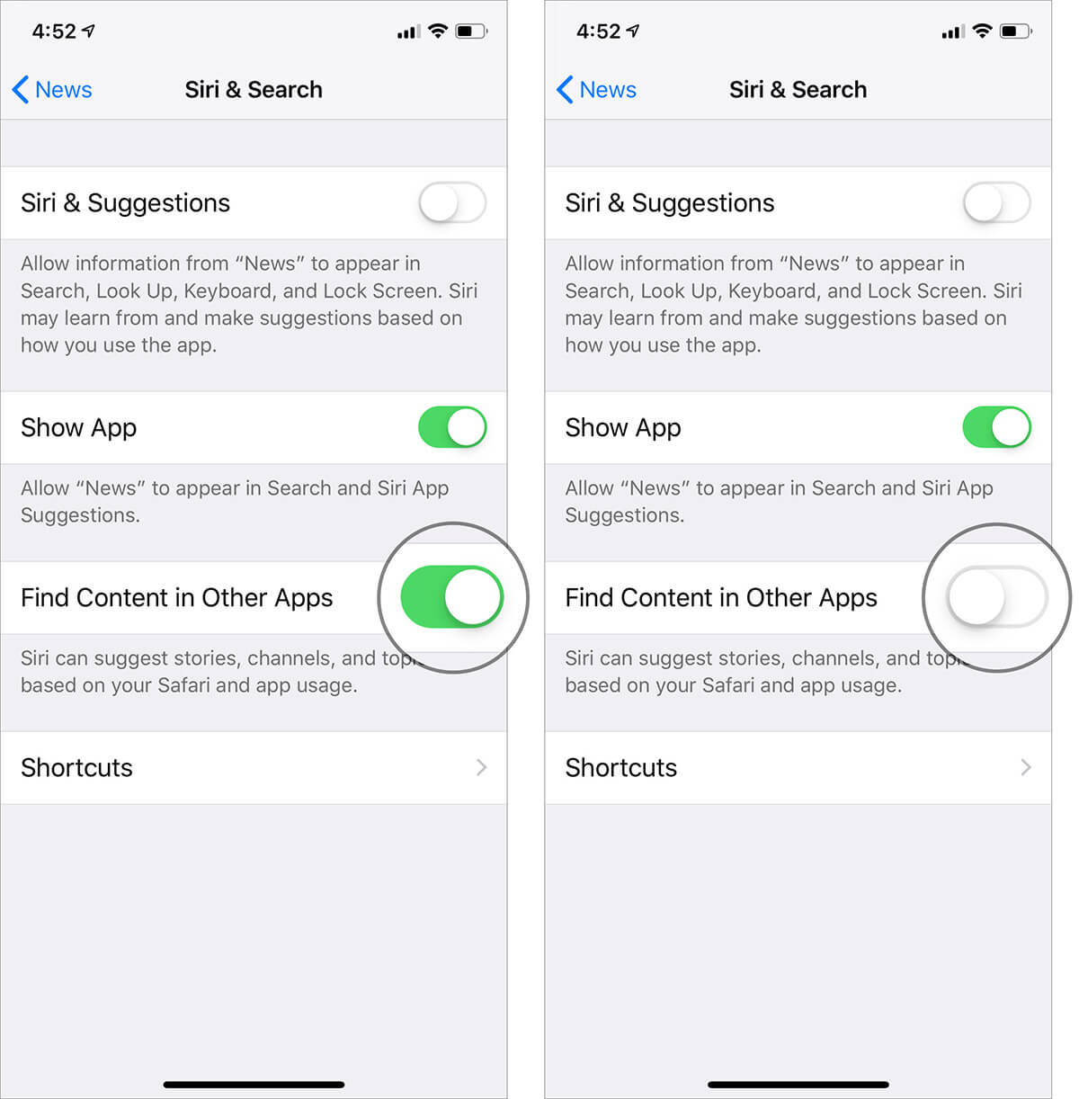 Stop siri from suggesting stories channels and topics in apple news