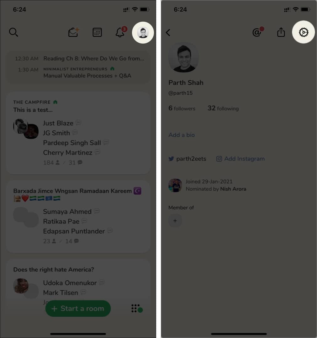 How to delete Clubhouse account on iPhone (26 Methods) - iGeeksBlog