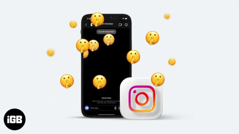 Turn off Vanish Mode on Instagram.