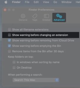 command line change file extension mac