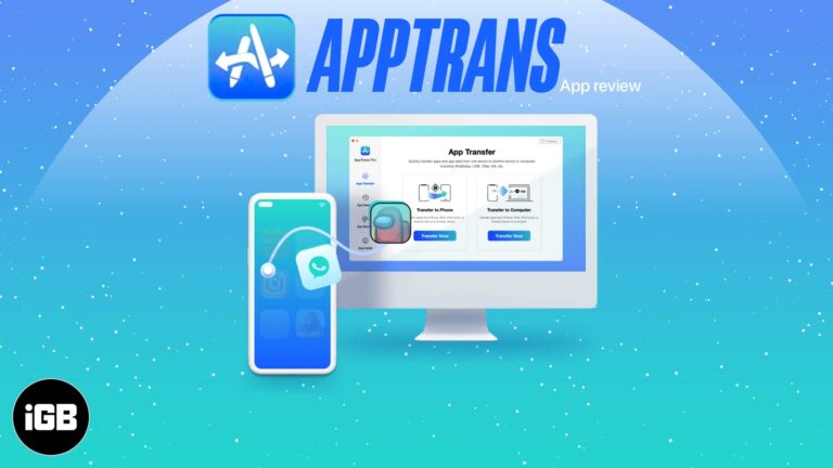 AppTrans: Free app data transfer tool for iOS and Android