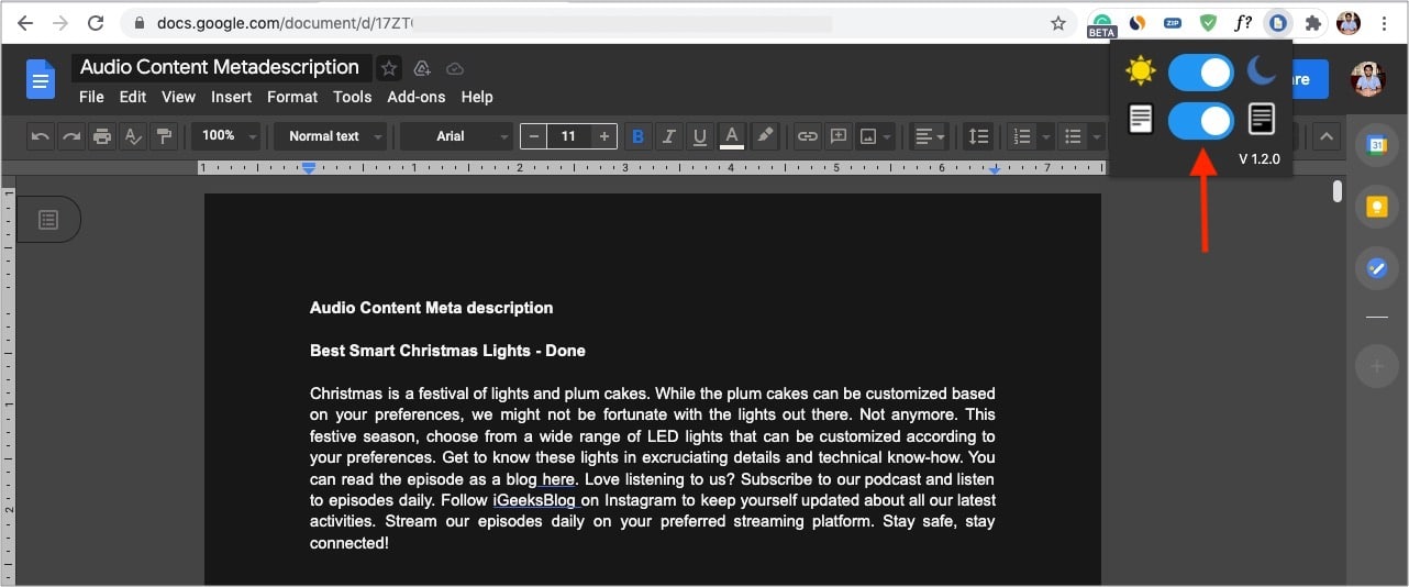 How to use Google Docs in dark mode on iPhone  Android  and PC - 41
