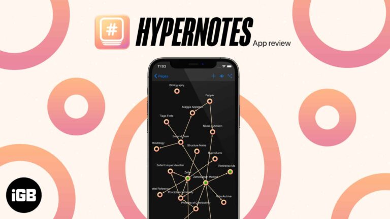 Hypernotes iPhone app review‬: Create connected notes!