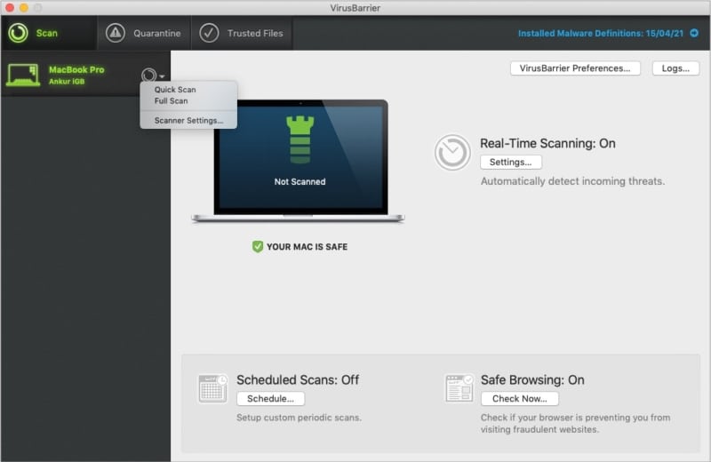 VirusBarrier X9 Smart Mac antivirus