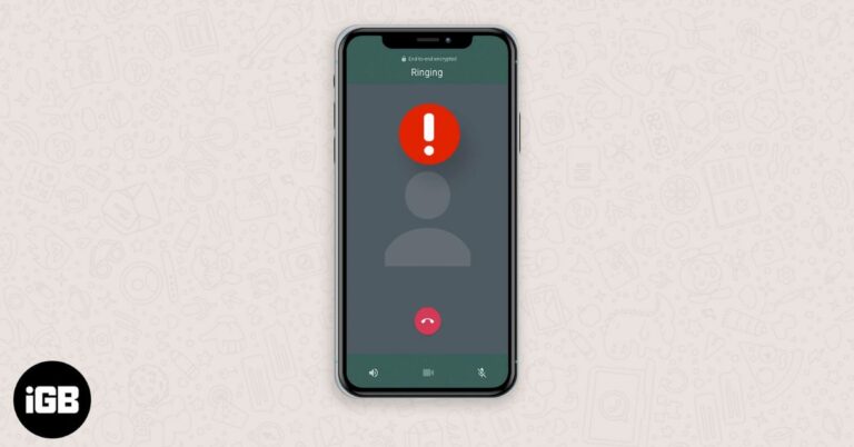 Fix whatsapp calls not working on iphone and android