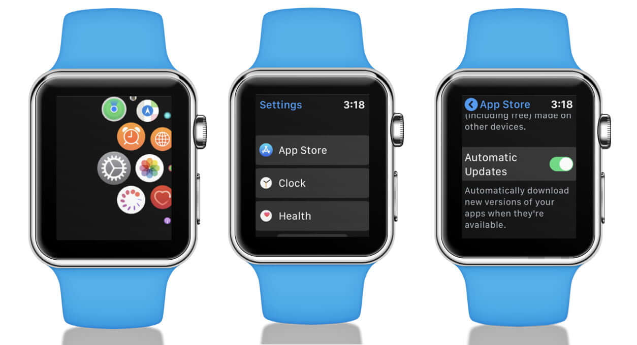 Turn ON Automatic Updates on Apple Watch