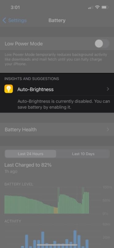 Use battery’s insights and suggestions on iPhone
