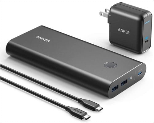  Anker PowerCore+ portable charger bundle best suited for iPad