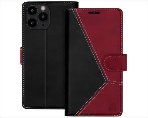 Caislean Leather Wallet Case for iPhone 12 Pro Max