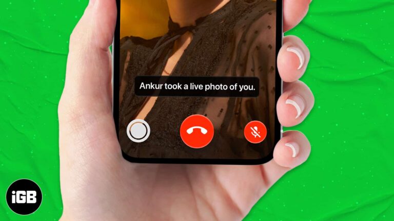How to take live photos in facetime on iphone
