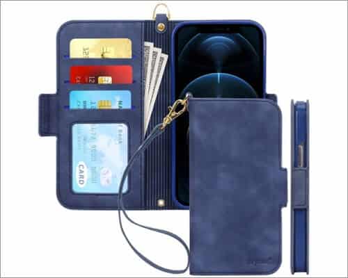 SkyCase Folio Wallet Case for iPhone 12 Pro Max