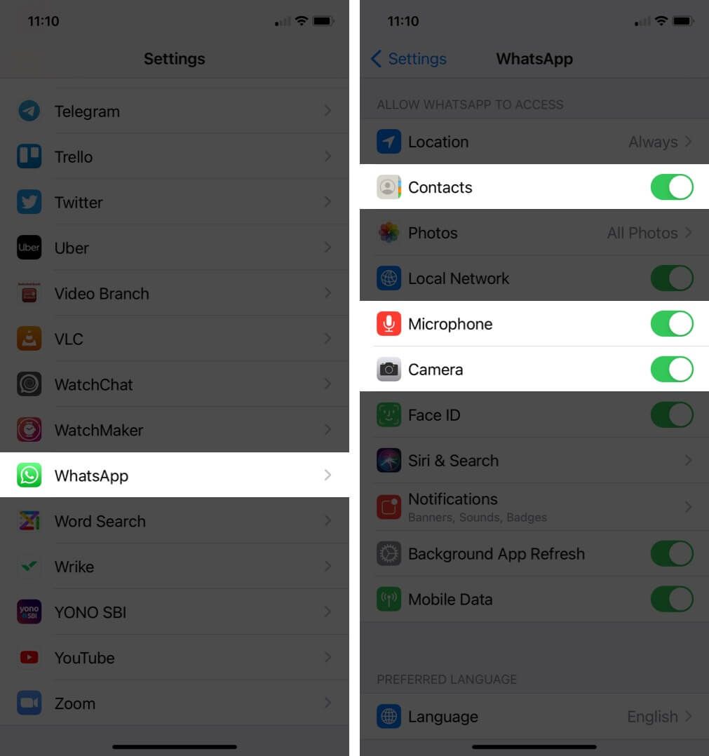 WhatsApp video call not working on iPhone  9 Solutions - 29