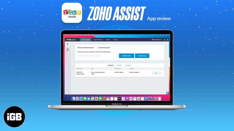 Zoho Assist for Mac: For affordable, reliable remote support