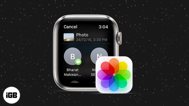 How to share photos via messages and mail on apple watch