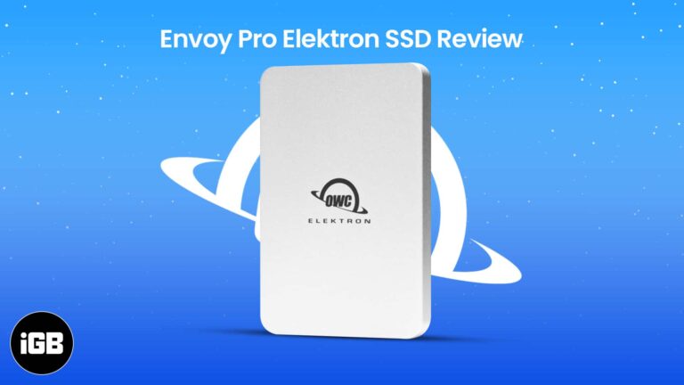 OWC Envoy Pro Elektron SSD review: Handy, rugged, and fast
