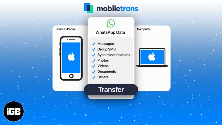 How to backup WhatsApp from iPhone to Mac using MobileTrans
