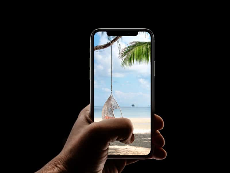 Relaxing iPhone beach wallpaper HD